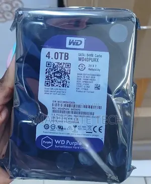 4tb Wd Purple CCTV HDD Sata Surveillance Drive for NVR Systems