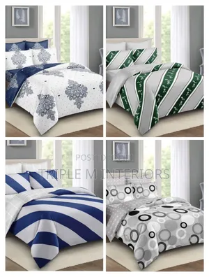 5 by 6 Duvet Sets -2 Pillowcase, 1 Duvet,1 Bedsheet