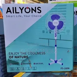 Ailyons 16" Stand Fan (Model FS-1609-K),