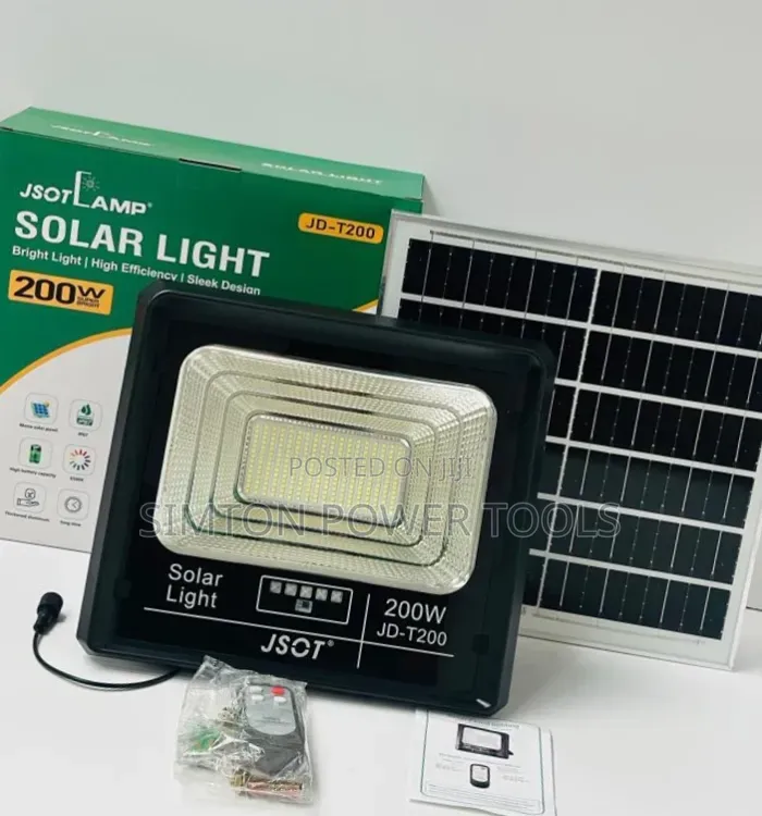 JSOT Lamp JD-T200 200W Solar Light.