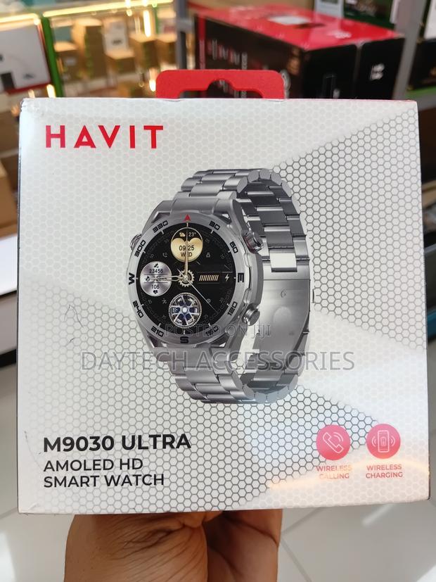 HAVIT M9030 ULTRA Smart Watch - Silver - main view