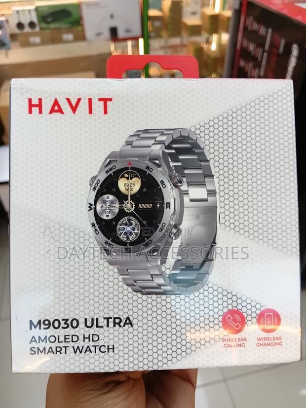 HAVIT M9030 ULTRA Smart Watch - Silver - thumbnail 2