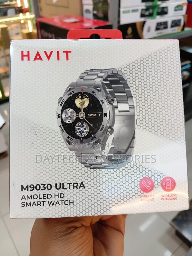 HAVIT M9030 ULTRA Smart Watch - Silver - thumbnail 3