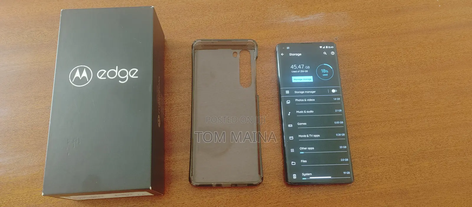 Motorola Edge 20 256 GB Blue