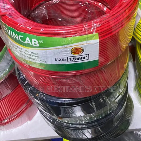 Shock-Proof,Oil UV Resistant Electric Wiring Cable 1.5mm Single Core