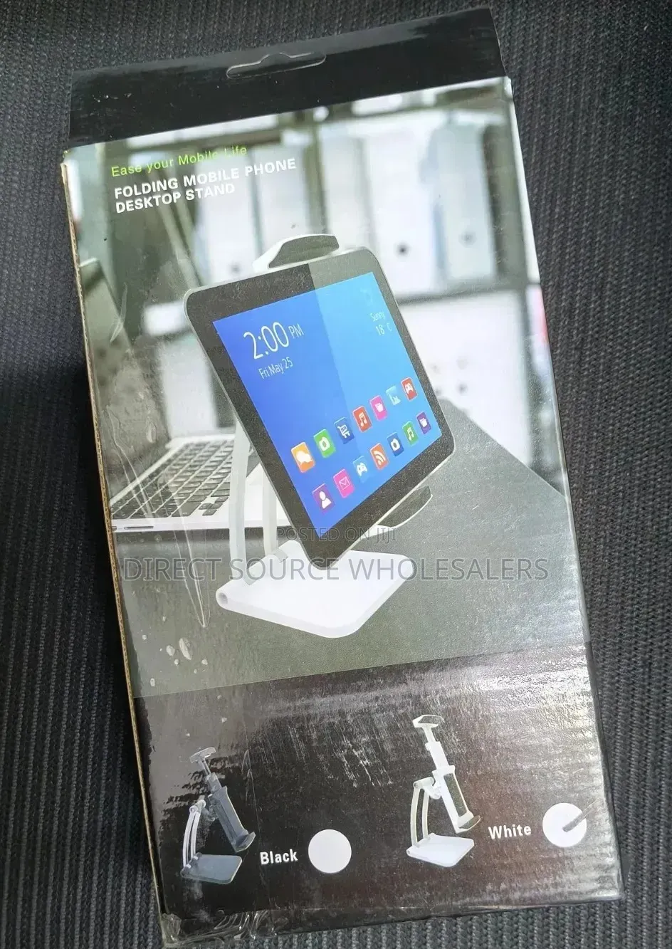 Heavy-Duty Metallic Mobile Tablet Holder