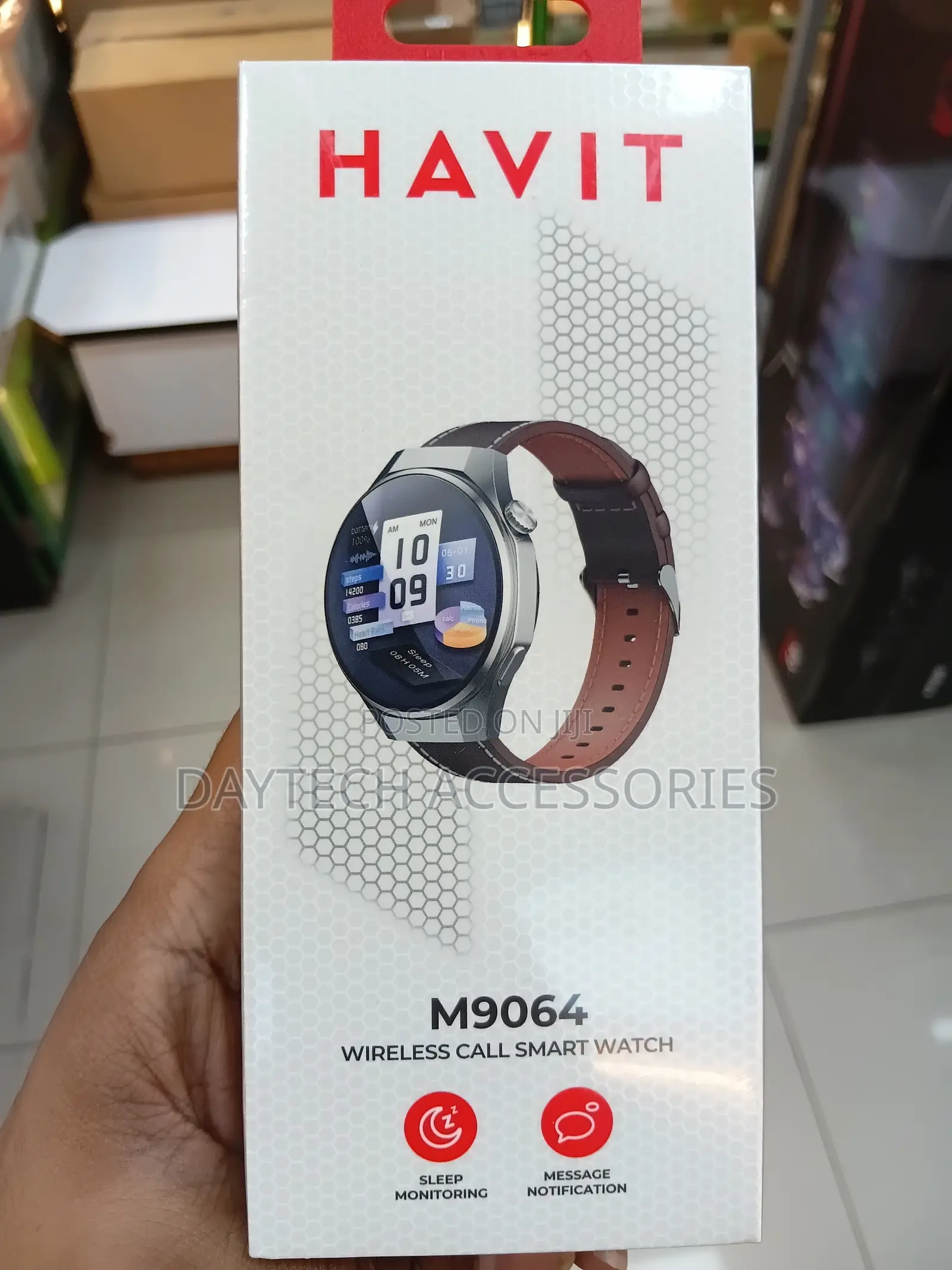 The Havit M9064 Wireless Call Smart Watch.