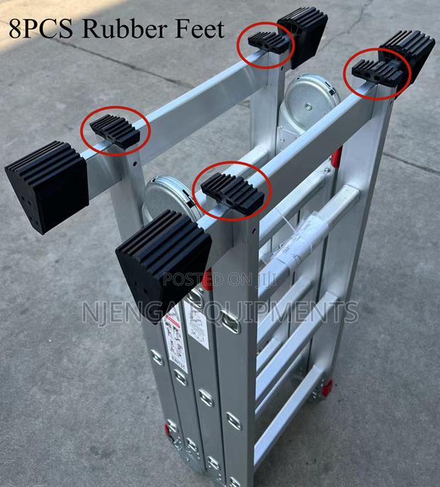 Multifunctional Aluminum Folding Ladder - thumbnail 2