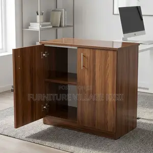 2-Door Wooden Credenza