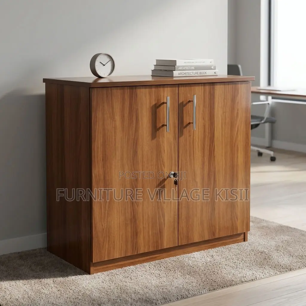 2-Door Wooden Credenza