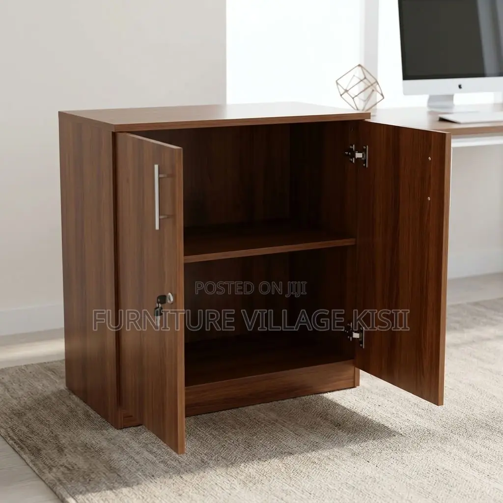 2-Door Wooden Credenza