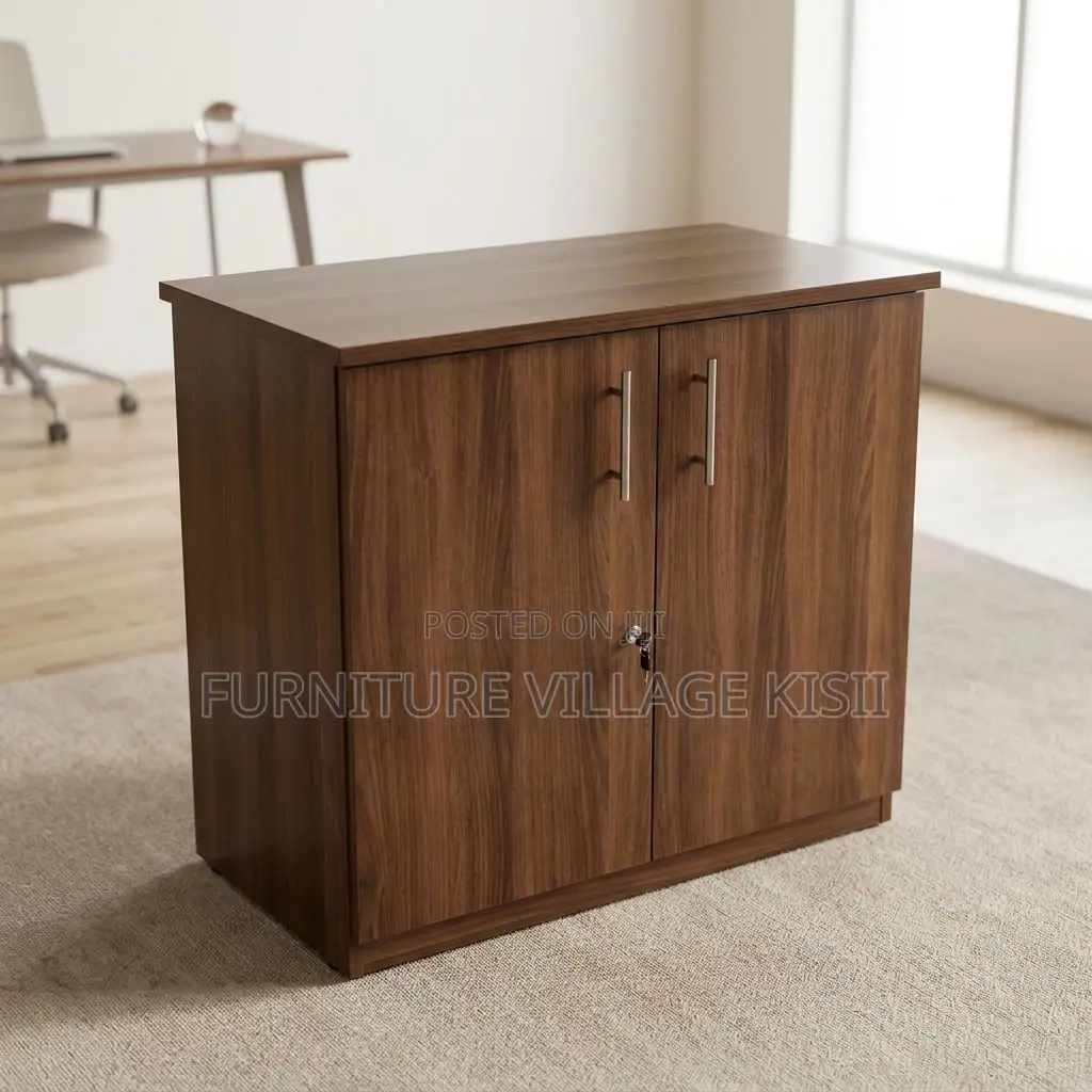 2-Door Wooden Credenza