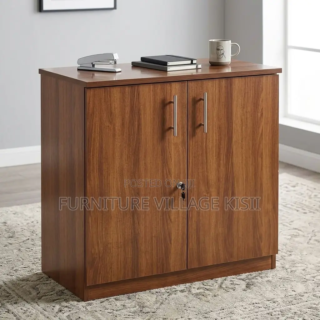 2-Door Wooden Credenza