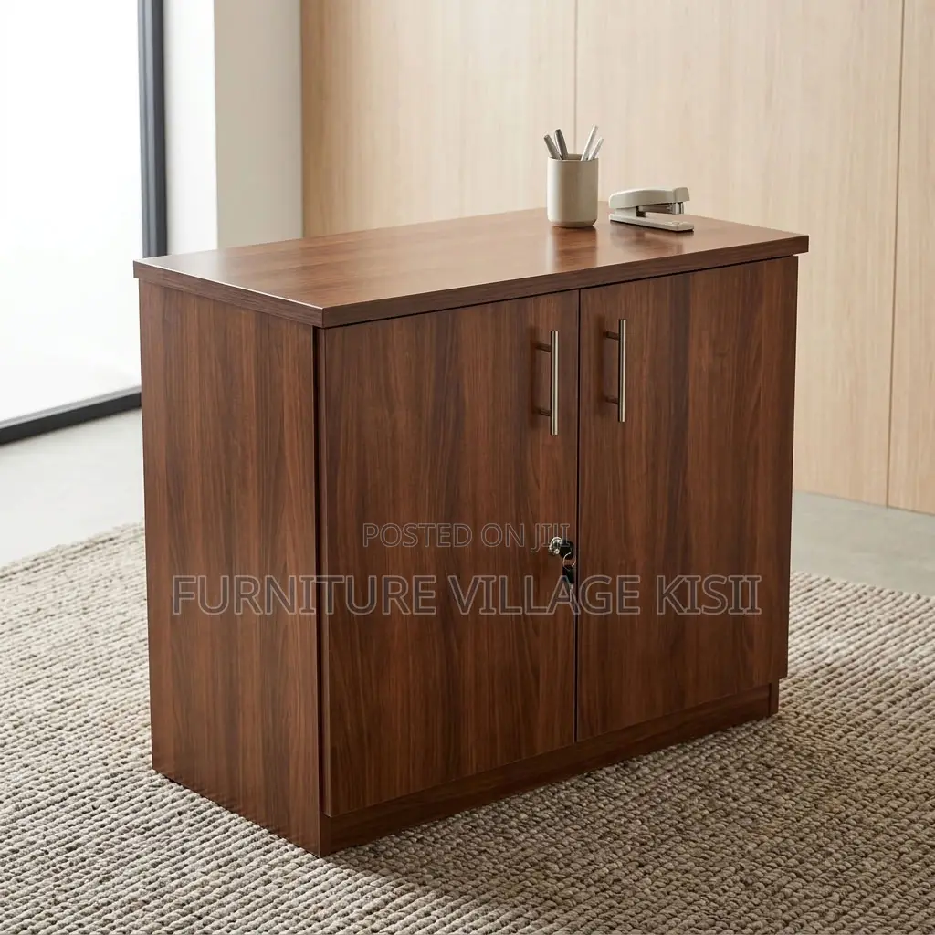 2-Door Wooden Credenza