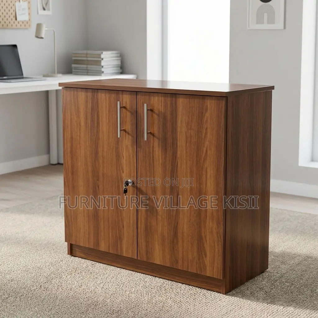 2-Door Wooden Credenza