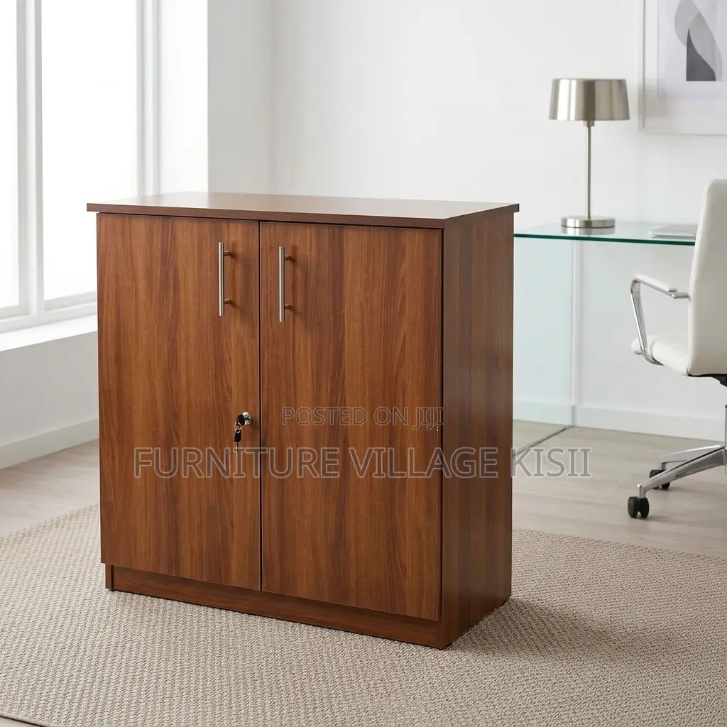 2-Door Wooden Credenza