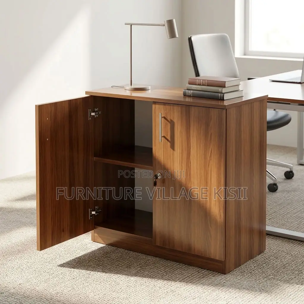 2-Door Wooden Credenza