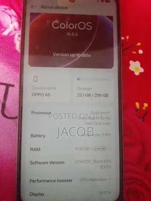 Oppo A5 4G 256 GB Green