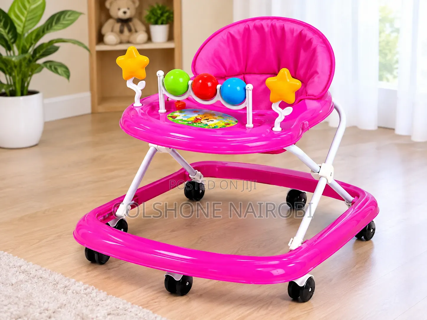 Musical Baby Walker With Activity Tray