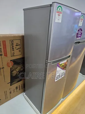 Roch RFR-180-DT-B 134L Double Door Refrigerator