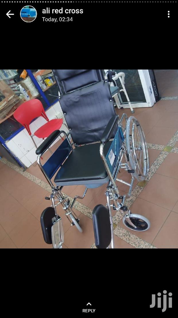 Reclining Wheel Chair (With A Toilet) - thumbnail 2