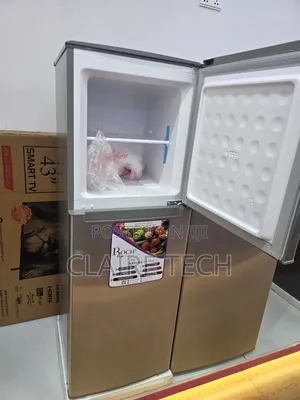 Roch 134L Double Door Fridge Freezer – RFR-180-DT-B