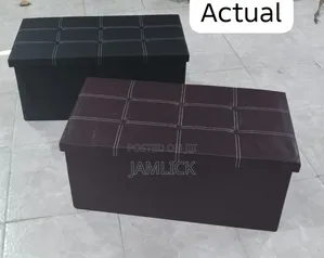 Foldable Leather Storage Seat Sofa Box - Pm