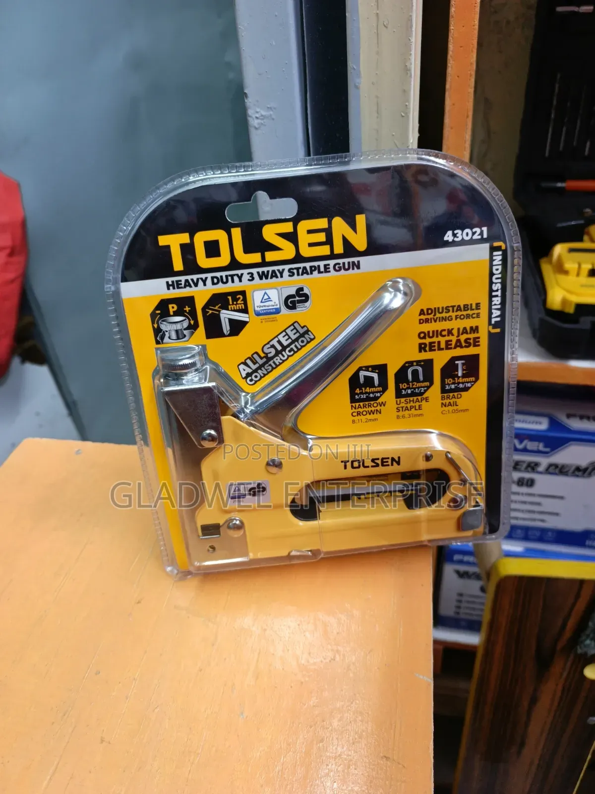 Heavy Duty Tolsen Manual Staple Gun