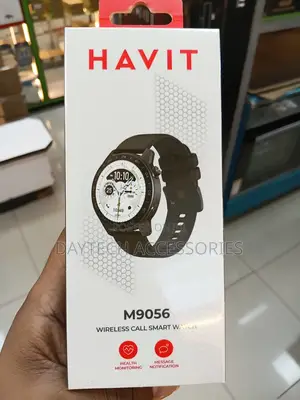 Havit M9056 Round Wireless-Calling Smartwatch 1.43-Inch AMOLED Display