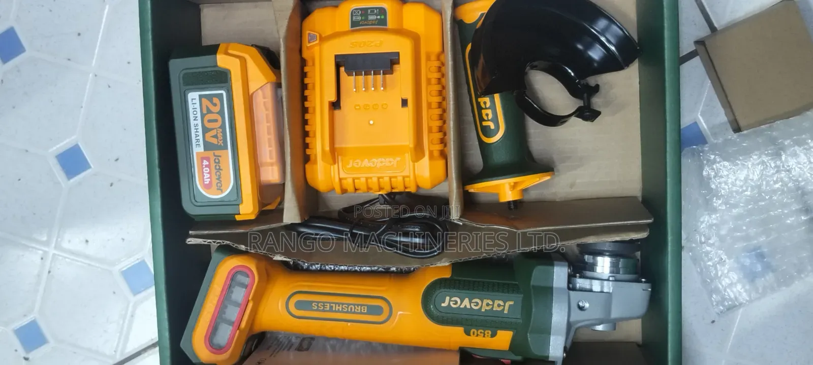 Cordless Rechargeable Angle Grinder
