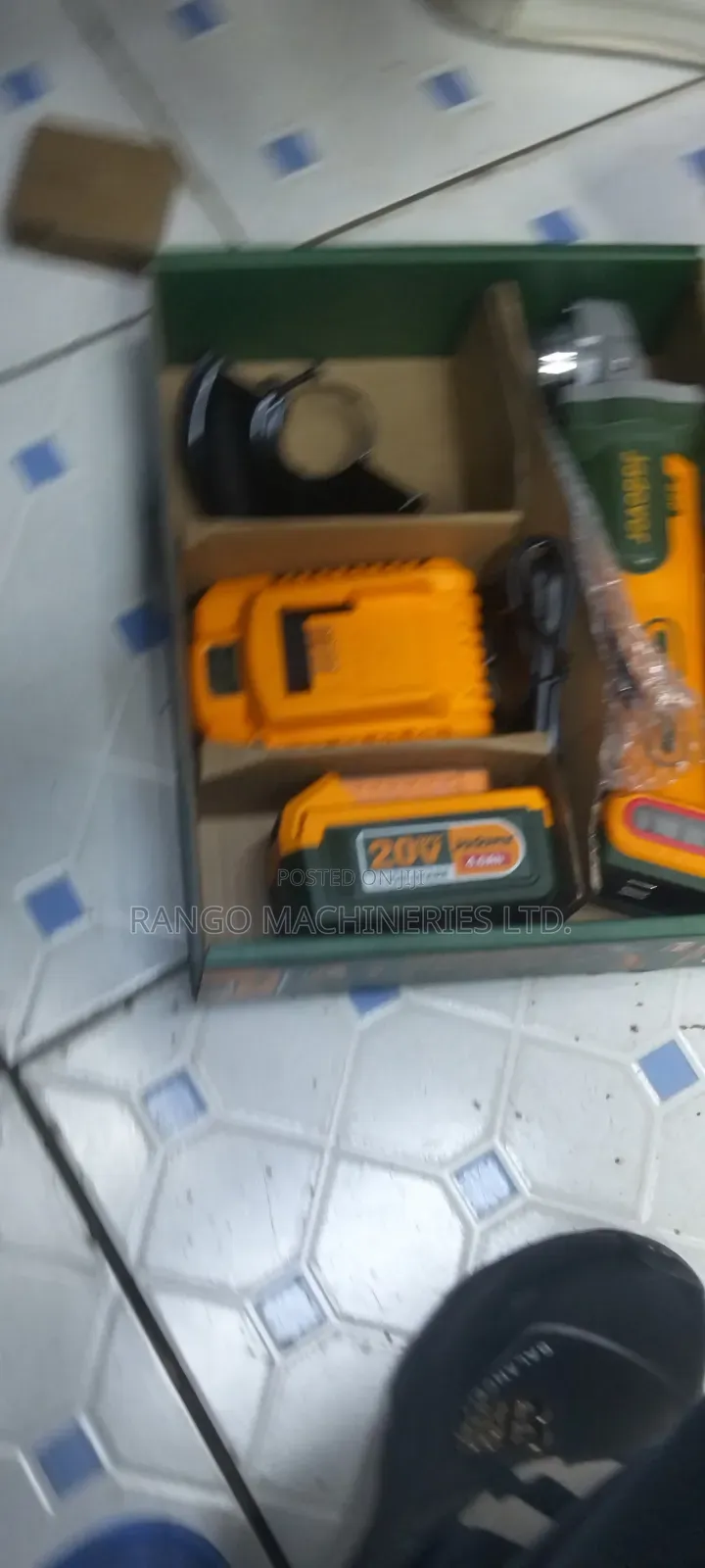Cordless Rechargeable Angle Grinder