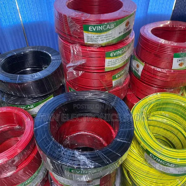 1.5 SQ.MM Single Core Solid Safe Wiring Heat Resistant Electrical Wire