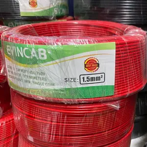 1.5 SQ.MM Single Core Solid Safe Wiring Heat Resistant Electrical Wire