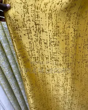 Champagne Gold Shimmer Living Room Curtains