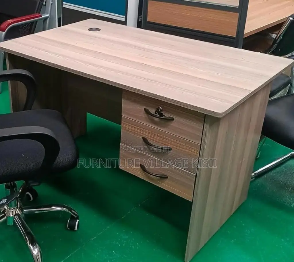 Office Furniture; 3-Drawer Computer Desk 1.0M