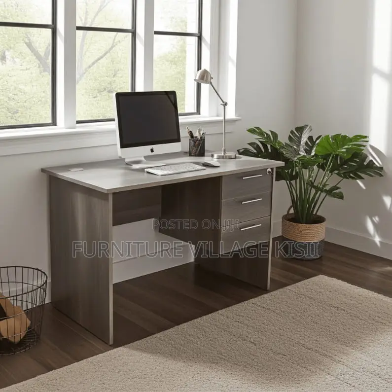 Office Furniture; 3-Drawer Computer Desk 1.0M