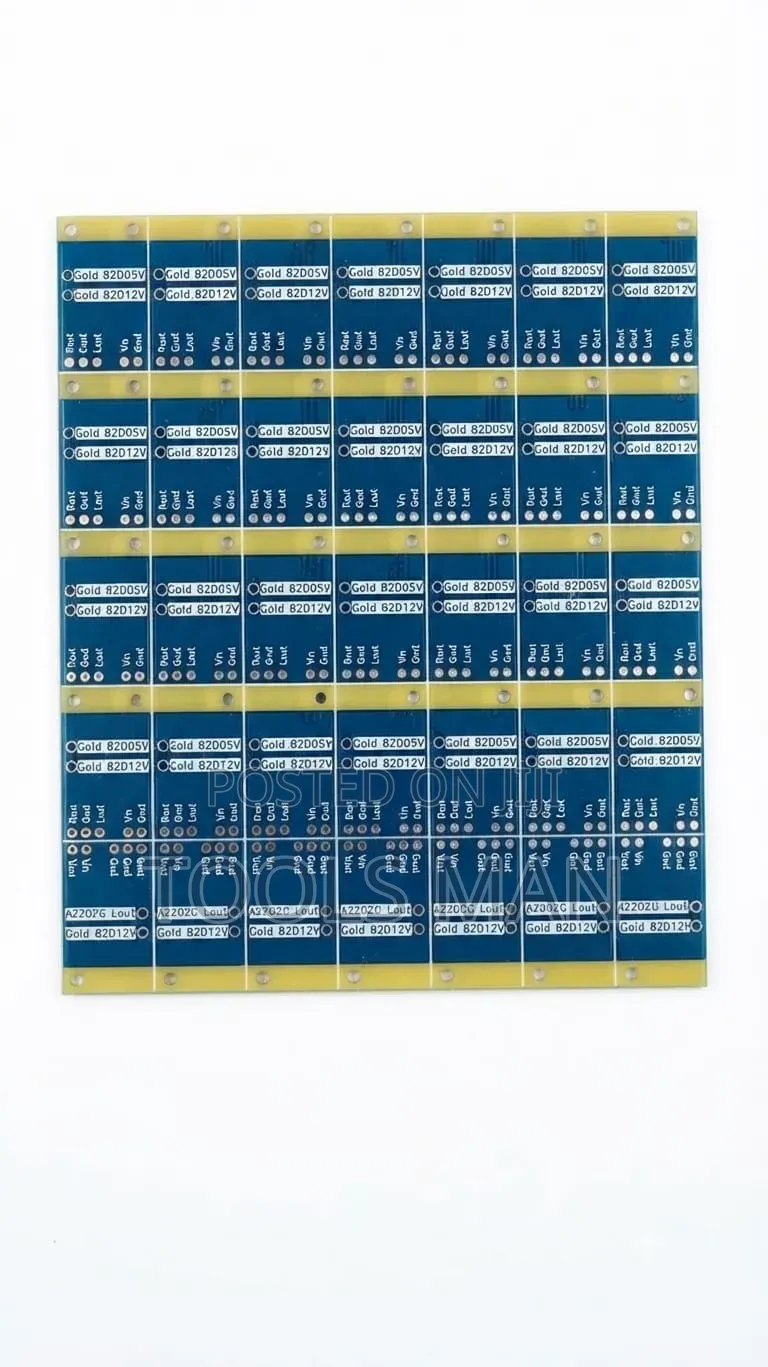 Gold 82D05V 82D12V Circuit Board Panel.