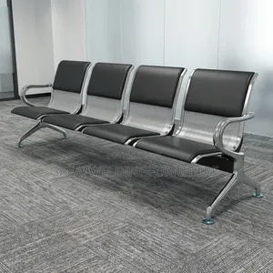Quality 4 Seater Padded Visitors Waiting Chair J9g