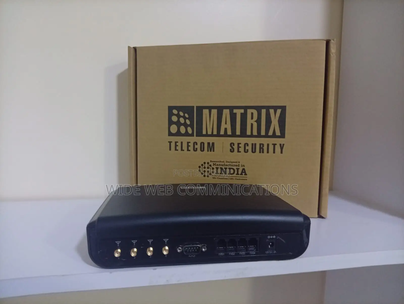 Matrix GSM FXS 4 Port Gateway Simado GFX44