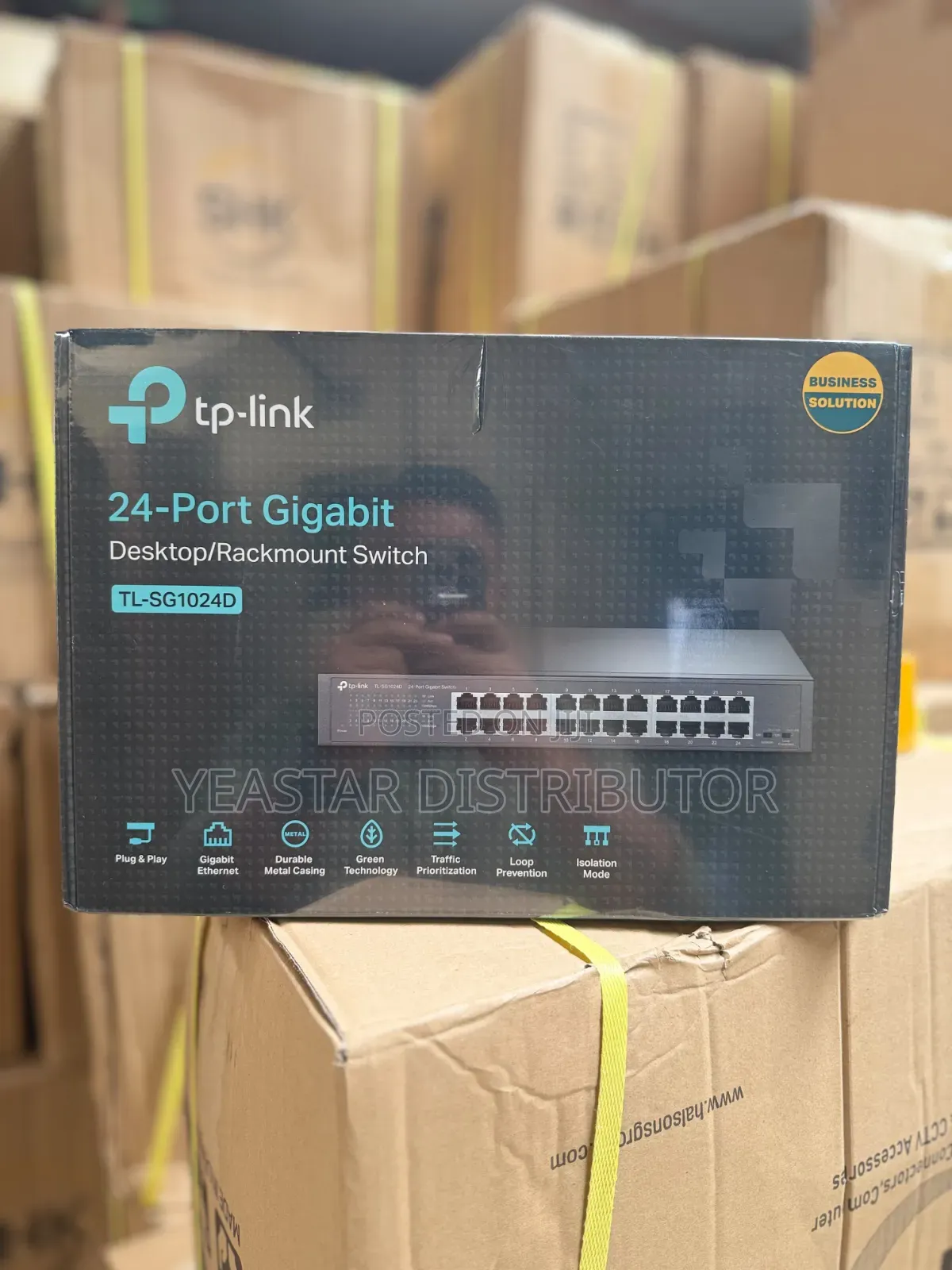 TP-Link TL-SG1024D 24-Port Gigabit Switch
