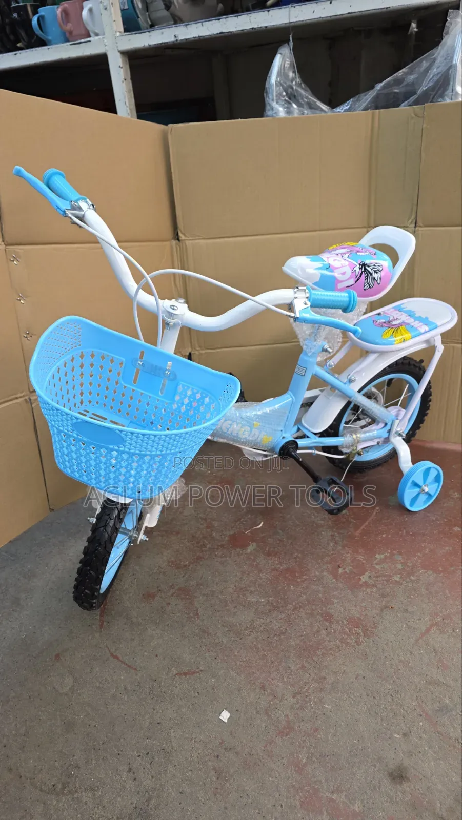 Kids Bike Purple in Color Size 12