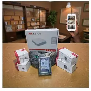 Hikvision 4 Channel Full Kit CCTV Cameras With Night Vision