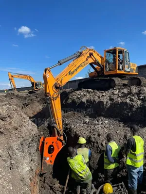 Excavator for Hire (Bucket and Breaker)
