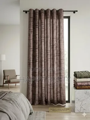 Grid Styled Ready Made Curtains