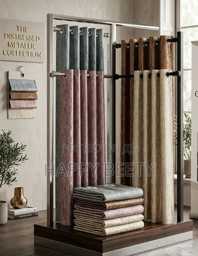 Grid Styled Ready Made Curtains