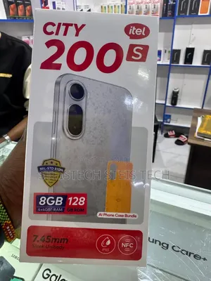 New Itel City 200 128 GB Black