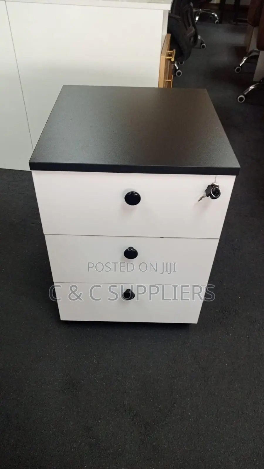 Lockable Desk File Cabinet.