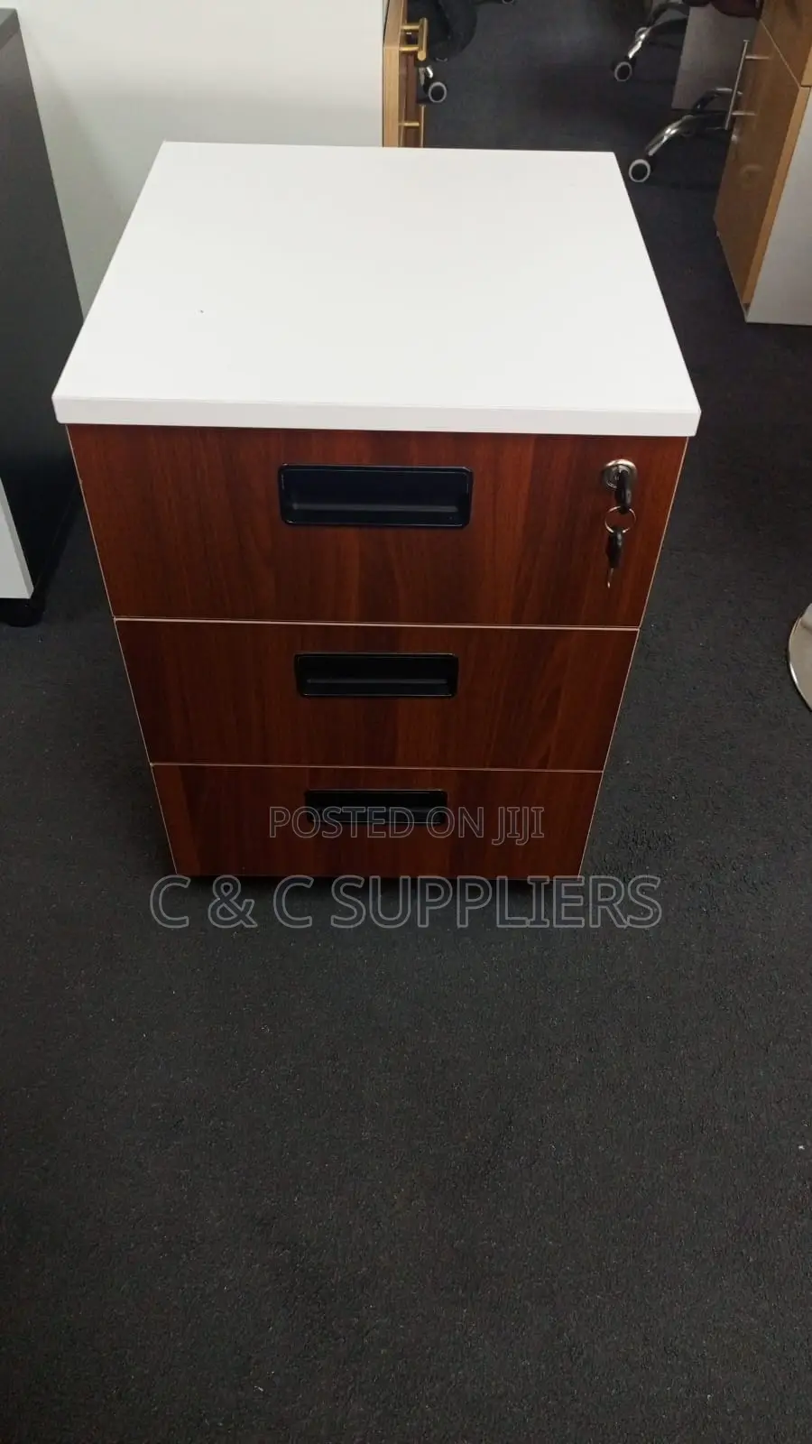 Lockable Desk File Cabinet.