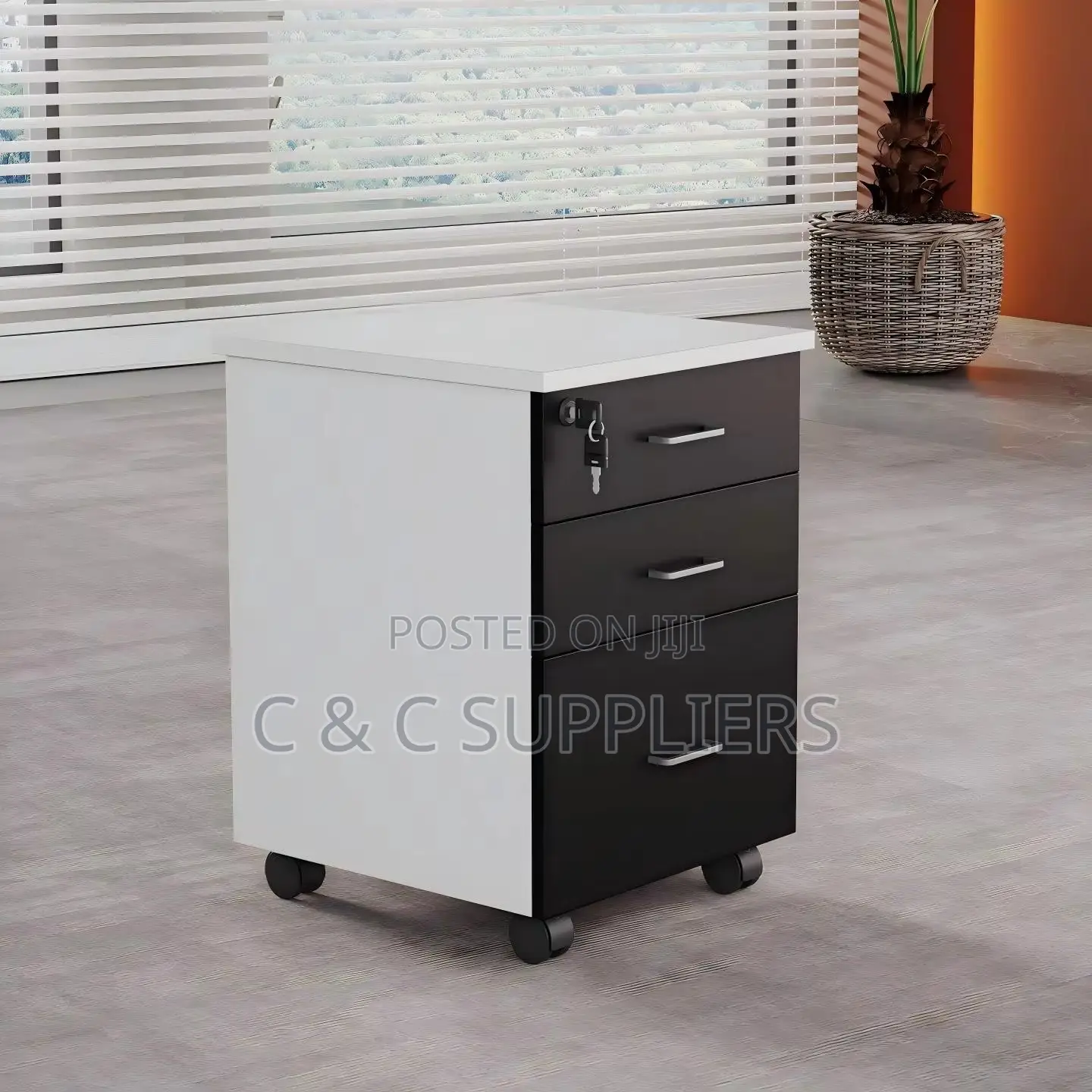Lockable Desk File Cabinet.