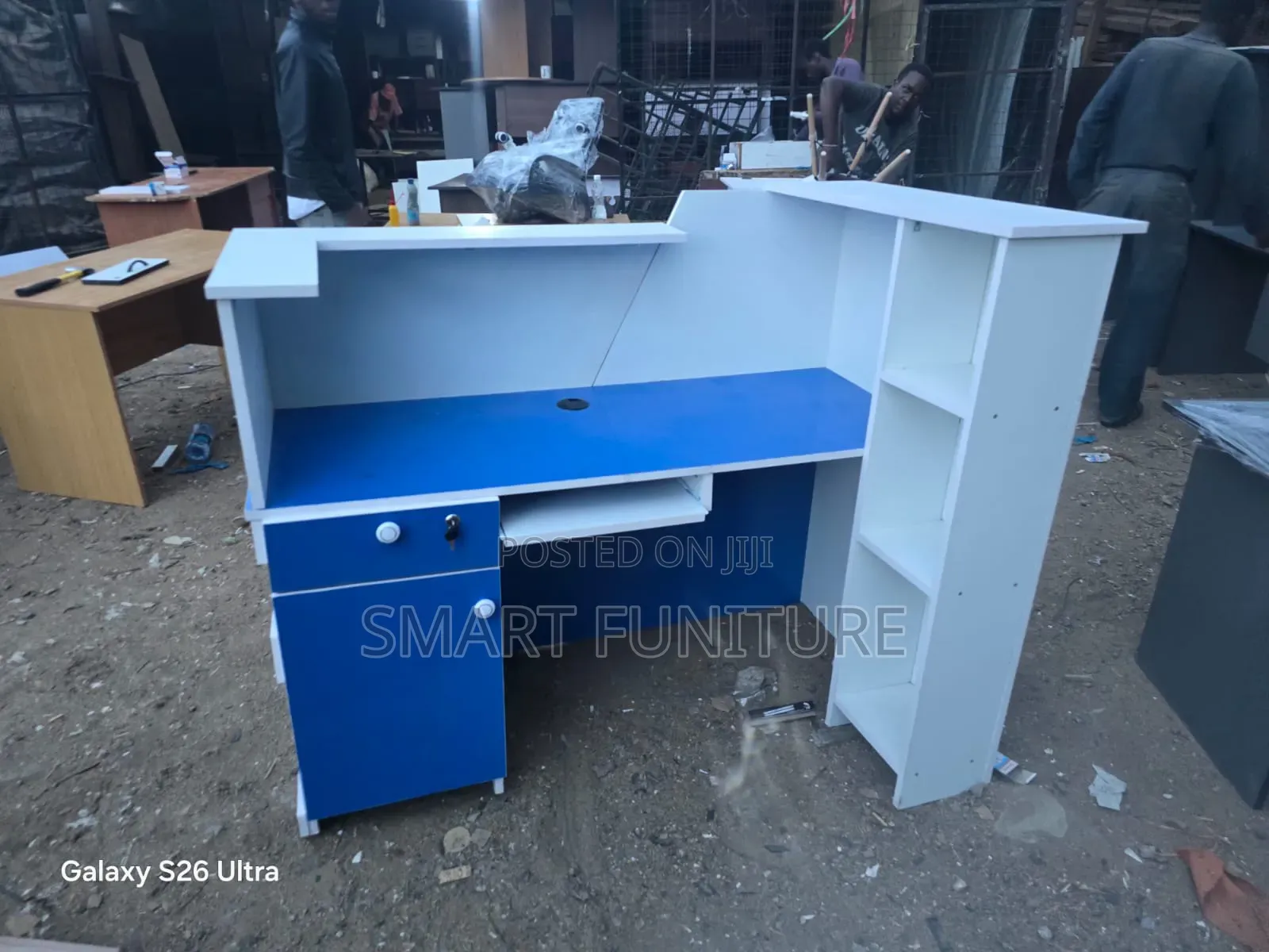 1mtr 100mm Castom Reception Desk